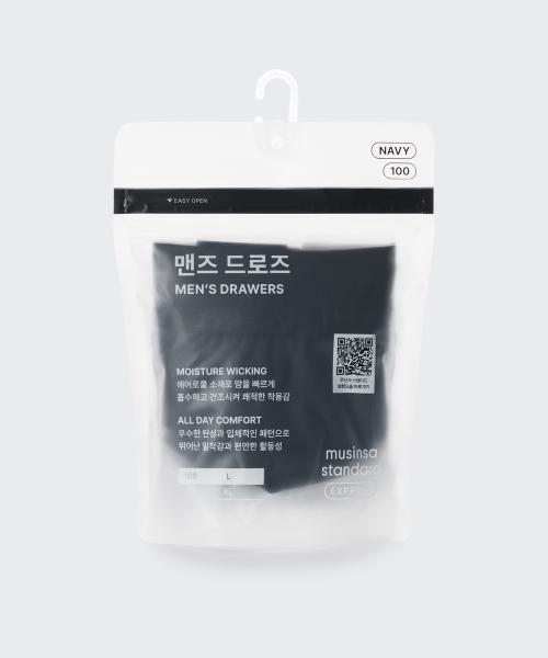 

[MUSINSA Standard] GS25 Exclusive Men s Drawers [Shipped from Korea] 100% Authentic Black Black Charcoal Grey Charcoal Grey Navy 115