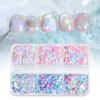 Iridescence Stars Moons Glitter Nails Accessories Decor Mermaid Sequin Nail Art Supplies For Professionals Flakes Nail Parts
