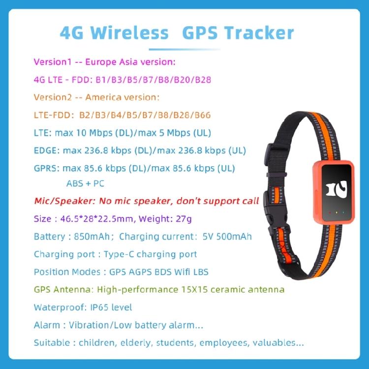 Pet Navigation Tracking Device With Multiple Networking Compatibility And Real Time Location Updates For Active Children