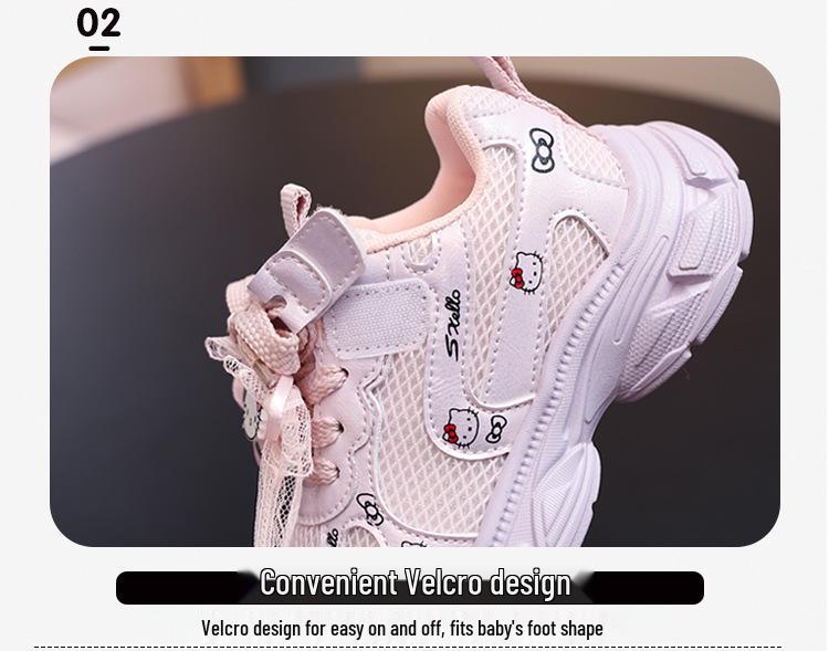 2026 Girls' Double Mesh Sports Shoes: Stylish & Cute Casual Sneakers for Spring/Autumn