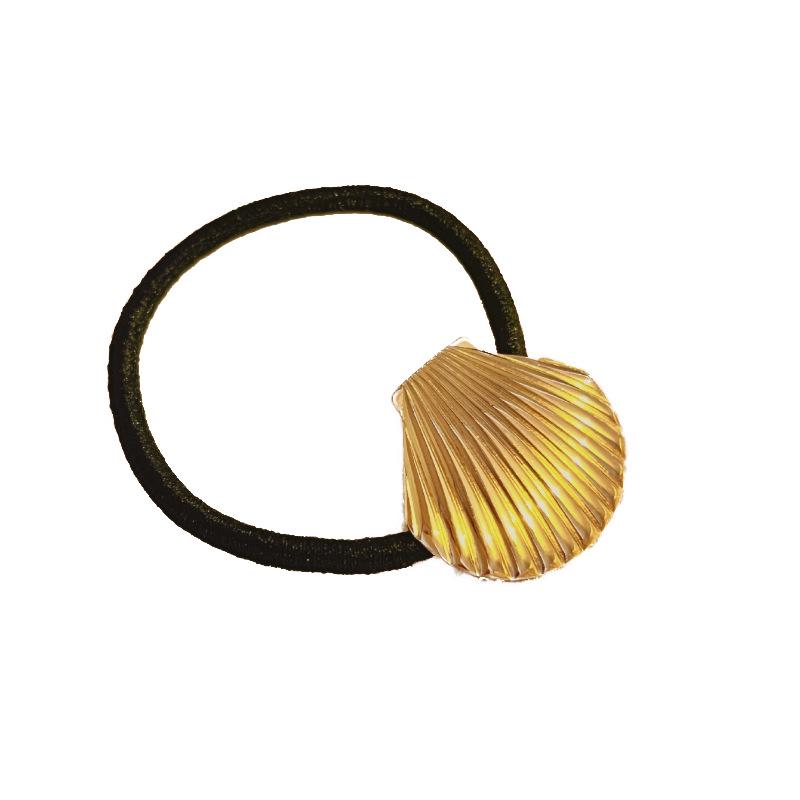 Elegant Starfish Shell Stainless Steel Elastic Hair Tie