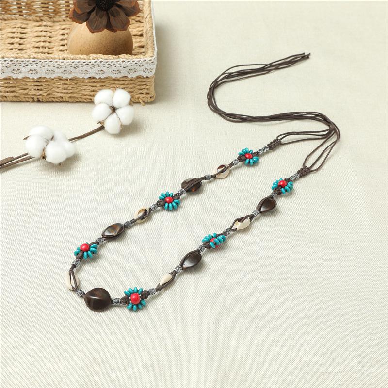 Ethnic Style Hanfu Woven Belt Chinese Knot Girls Belt Fashion Creative Handmade DIY Skirt Belt