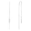 Silver Earrings Without Stones (2198666)