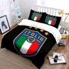 Conception de l'écusson de football de l'Italie. Ensembles de literie Ensembles de housses de couette Housses de couette Taies d'oreiller(1 * Housse de couette 2 * Taies d'oreiller sans couette)