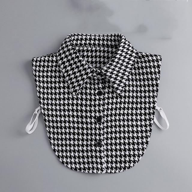 Linbaiway New Lapel Fake Collar Vintage Detachable Shirt Collar for Women Blouse Sweater False Collar Lapel Top Neckwear Ties