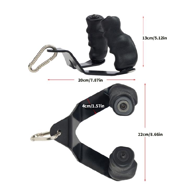 Rowing Machine Handle Cable Machine Attachment Handle for Women Men Gym Workout Strength Exercise