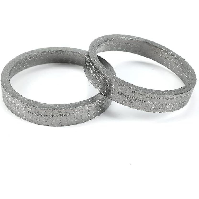 Nytt Avgasfläns Monteringskit Par Flänsar Packningar C-klämmor Muttrar Brickor för Harley Davidson, 30-0205