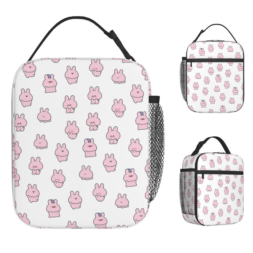 A-Asamimichans Lunch Bag Meme Funny Lunch Box Picnic Portable Zipper Thermal Lunch Bags For Child Oxford Designer Cooler Bag