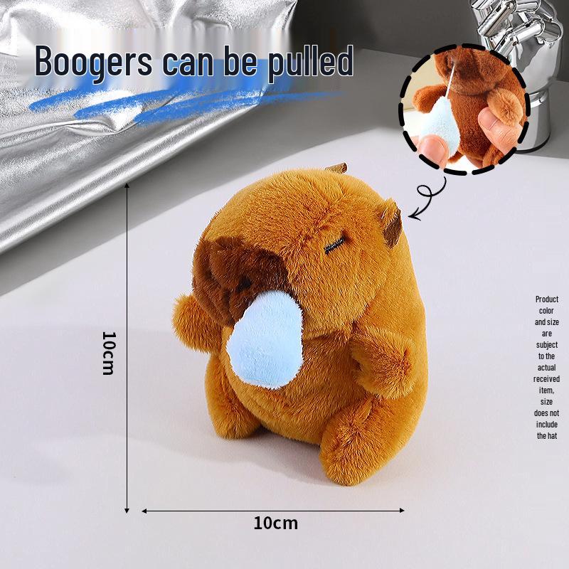 Capybara Plush Keychain Ornament Toy