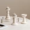 Modern Ceramic Candle Holder for Home Decor - Creative Ornament for Living Room Desktop Atmosphere