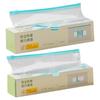 20pcs Portable Sturdy Gallon Freezer Bags With Bottom for Extra Capacity and Clear Designs for Easy Identification