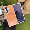 Applicable To Samsung Folding Screen ZFold8 Mobile Phone Case, Summer Ice Jelly Magnetic Suction ZFold7/6 Glass All-inclusive Case