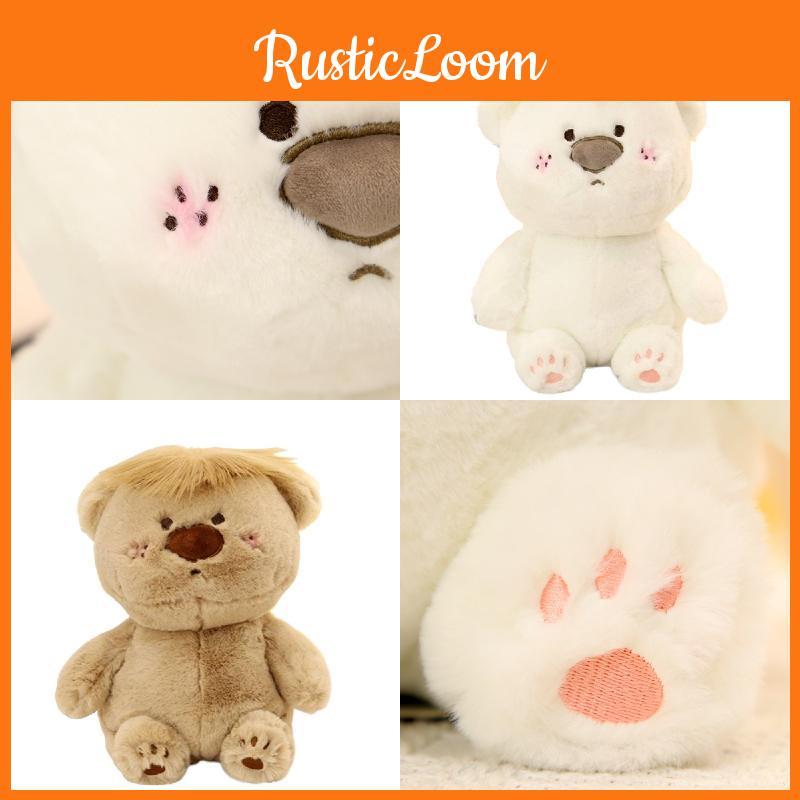 Little Cucu Cute Teddy Bear Plush Toy With Unique Design Perfect For Gift And Pillow 2kg Weight