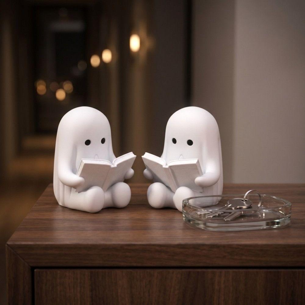 Statues Crafts Cute Ghost Ornament Collectible Desktop Figurine Bedroom Office