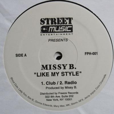 12inch Record DJ MISSY B, TARIQ - Like My Style FPH001 Street Music En Rap & Hip-Hop/R&B Used