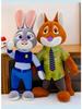 Zootopia Judy & Nick Plush Toy - Fox & Rabbit Doll Set