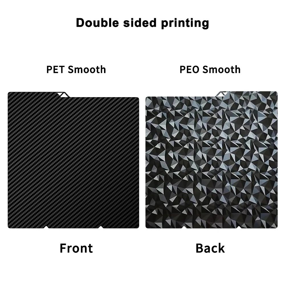 PEI Textured 264x276mm Build Plate For Anycubic Kobra X Plate Kobra S1 Combo Spring Steel Sheet For Anycubic KX 3D Printer Parts