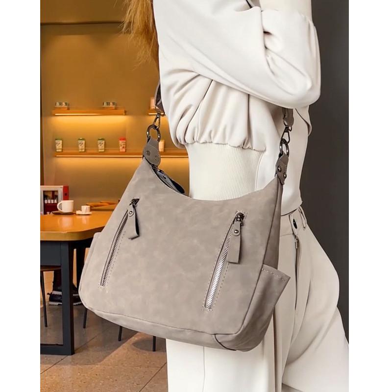 IELGY Женская большая вместительная универсальная винтажная матовая текстурированная — фото 3