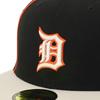 New Era 59FIFTY MLB Detachable Size 7 5950 MLB SOUTACHE DETTIG BLK NER36C6811 Two-Tone Black/Stone Cap, 3/8, CHR, 14388852,