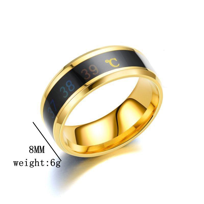1 Stück Kalter Stil Männer Titanstahlring, Edelstahl nicht verblassender Ring vielseitiges Accessoire