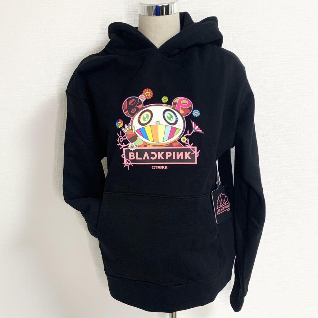 [USED] Limited Edition BLACKPINK X Kaikai Kiki Collaboration Hoodie, Size M, Takashi Murakami, Black