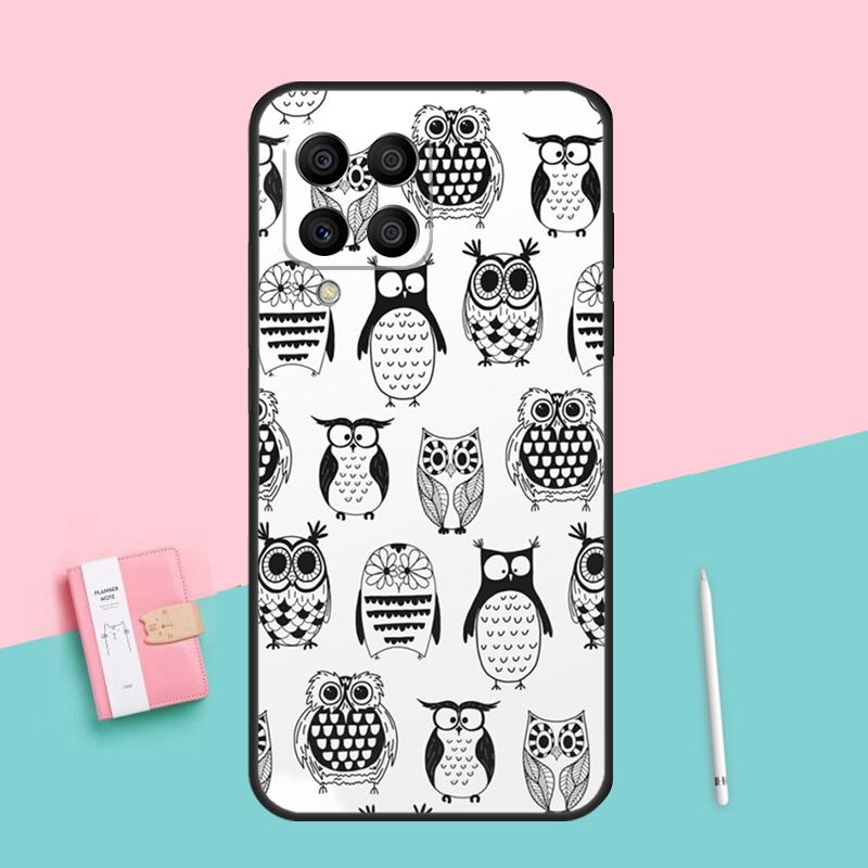 Süße Eulen Für Samsung Galaxy M32 M52 M31 M16 M11 M21 M13 M33 M35 M53 M55 M15 M14 M34 M54 M12 M06 Hülle