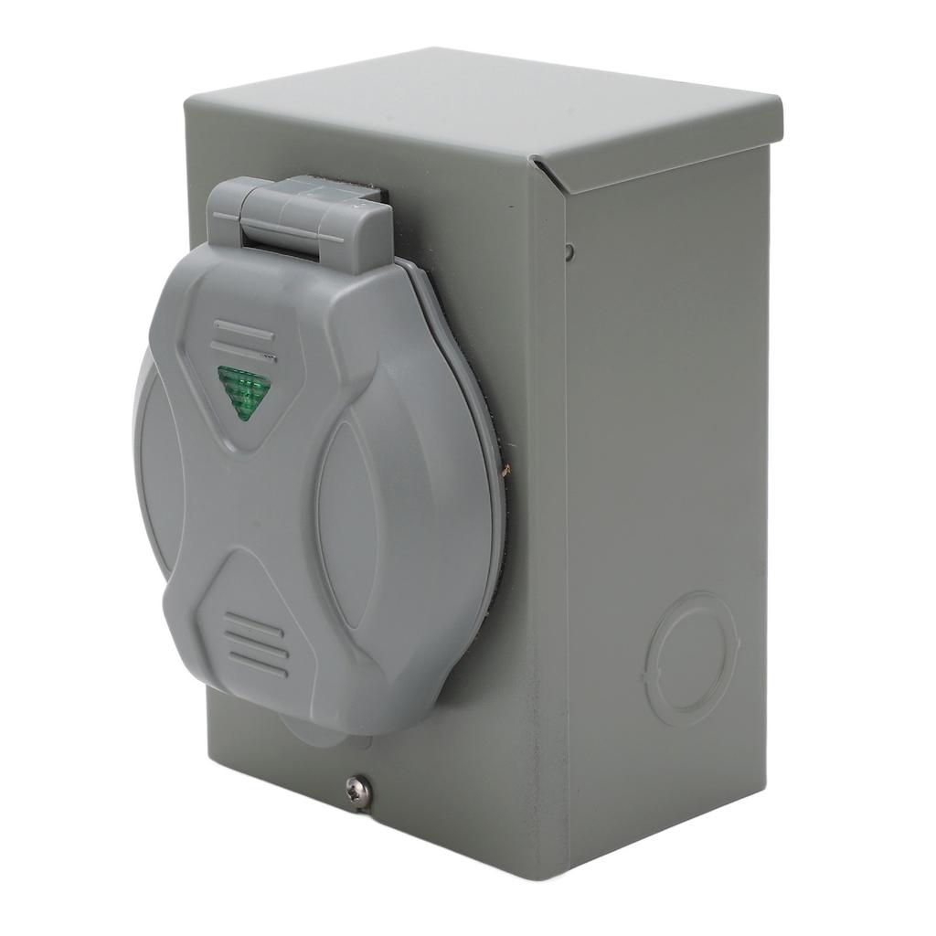 50A Generator Power Inlet Box Aluminiumlegierung Power Inlet Box 12500W AC125V 250V für Außensteckdose