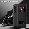 Fall Protection Folding Leather Case For Samsung Galaxy Z Fold4 Fold 4 Fold3 Fold2 Fold 3 2 5g Non -Fingerprint Protective Cover