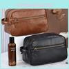 Travel Makeup Bag With Pu Material And Multiple Compartments For Business And Personal Use