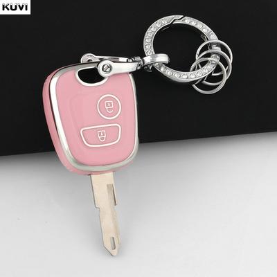 Tpu Car Key Case Cover For Peugeot 106 107 206 207 307 Citroen C1 C2 C3 C4 Xsara Picasso Keychain For Toyota Aygo Key Protector