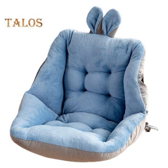 

Короткая плюшевая подушка для сиденья с рисунком из мультфильма, износостойкая ультра-толстая супер мягкая мягкая подушка для сидения, декор подушки для стула