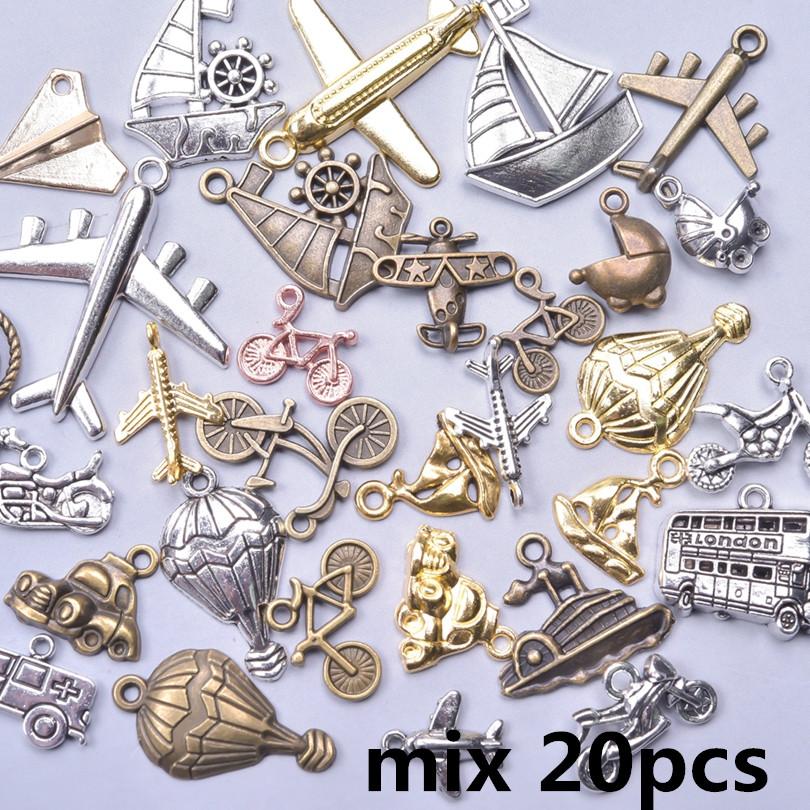 10/20/30/50pcs DIY Tool Scissors Charm For Jewelry Making Accessories Mix Clipper Pedant Handmade Components Materials Breloque