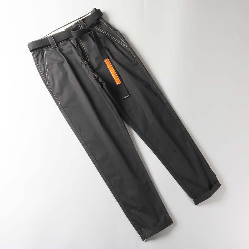 Export Surplus Clothing, Label-Cut, Summer Thin Casual Ice Silk Long Pants for Men, Loose Straight-Leg Trendy Versatile Sports Pants