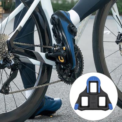2 Pièces/Ensemble Chaussures de Vélo Pédale Cale Compatible pour SPD SH10 SH11 SH12 0/2/6 Degrés Vélo de Route Auto-bloquant Pédale Clipless de Rechange
