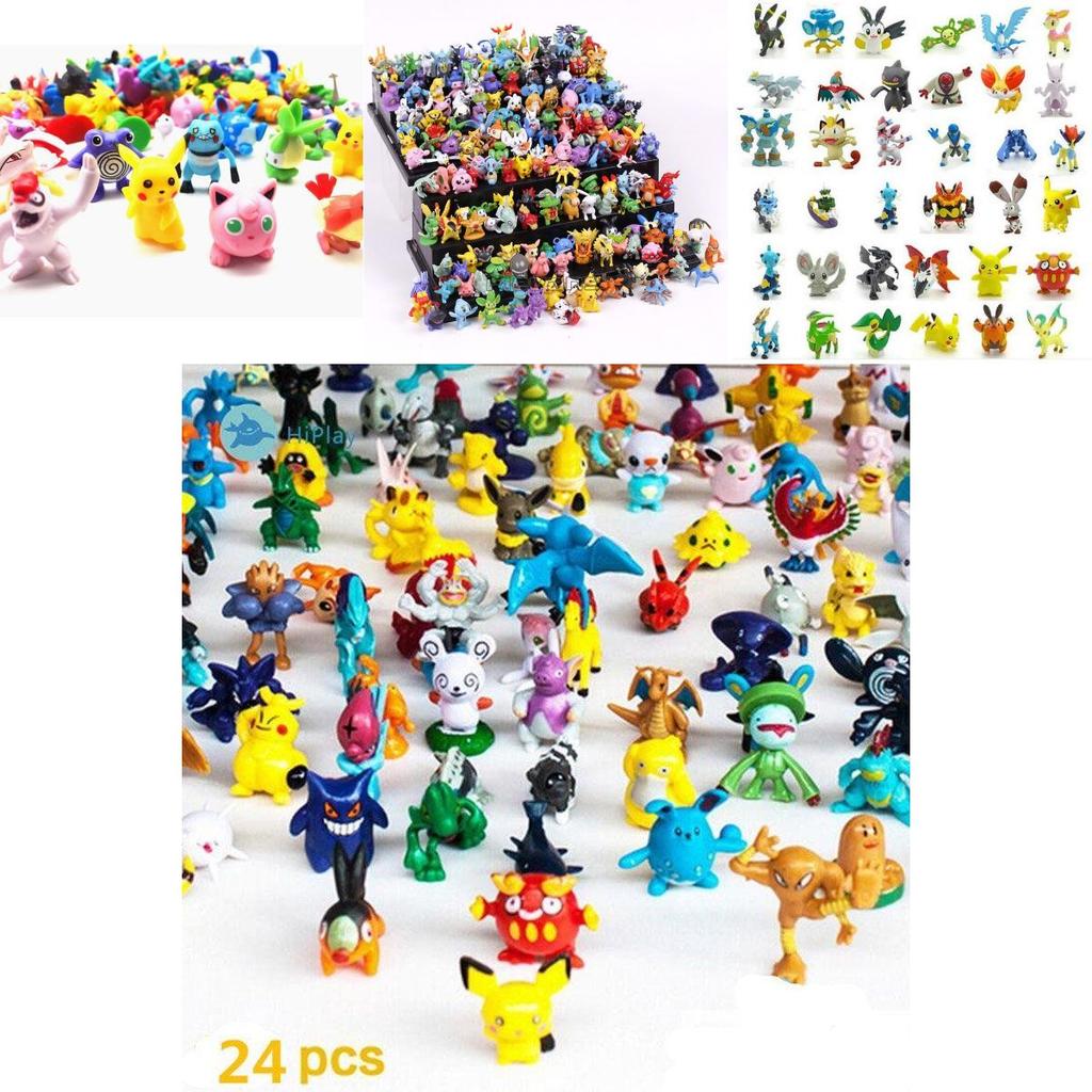 24 Adorabili Figure di Pokemon per Collezionisti e Fan Dimensioni 2-3 cm