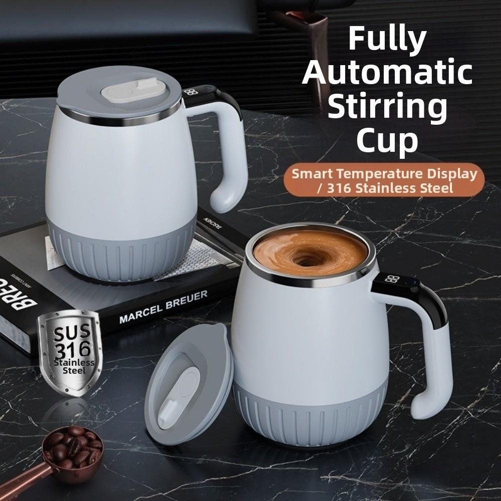 Smart Automatic Stirring Cup 316 Stainless Steel Magnetic Mixer Coffee Mug  Household Use