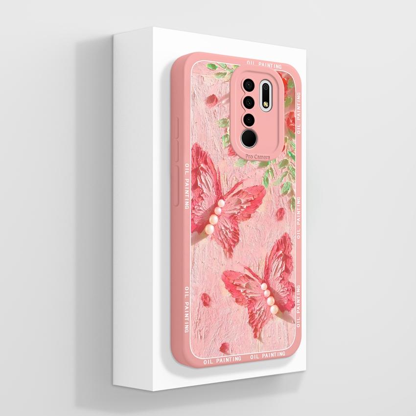 For Xiaomi Poco M2 M3 M4 M6 M7 Pro M5 M5S Mysterious Whale Phone Cases Camera Protection Liquid Silicone Anti Fall Protection Covers For Xiaomi Casing