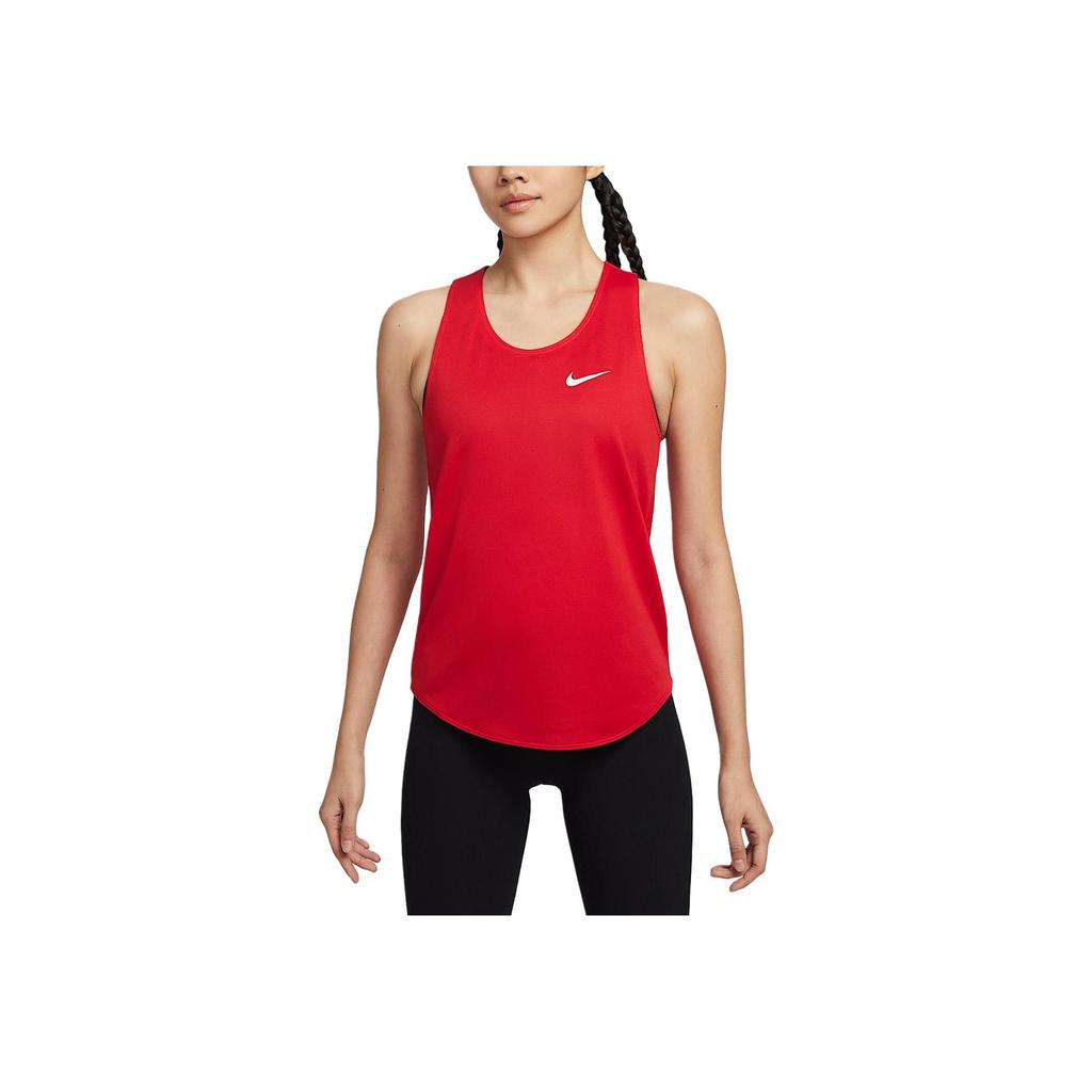 Nike Dri-Fit Stock Fast Comfortable Breathable Sweat-Wicking Tank Top Women tops University-Red IB8751-657