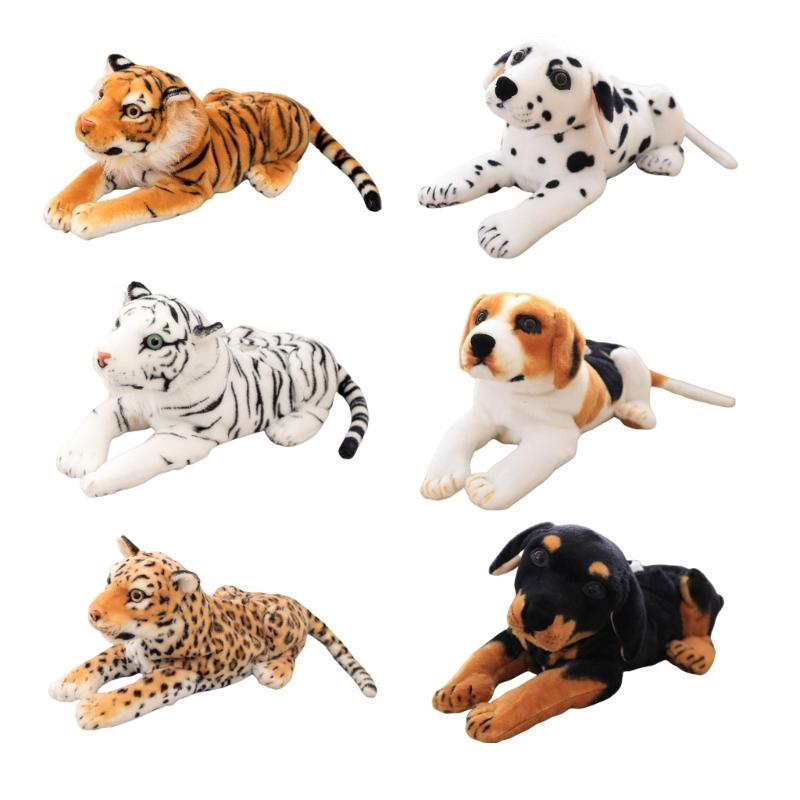 Realistic Tigering Tissue Box Cover PP Cotton Materials Storage Holder for Bathroom Home Car Office Decoration