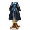 Harry Magic Robe Blue Building Blocks Model Kit Educational Toy Gift for Boys Movie Collectible