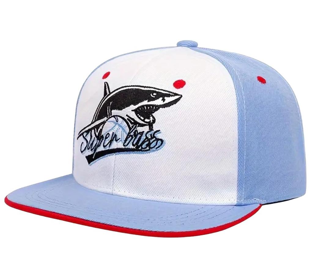 Sproutsy Men's Flat Visor Snapback Shark Cap