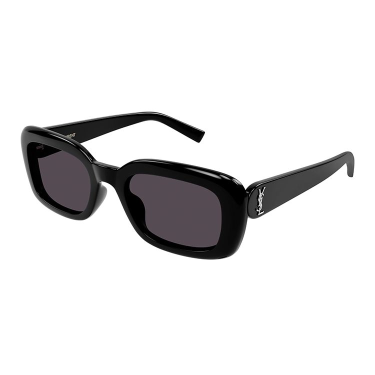 Saint Laurent Vintage Rectangular Narrow Frame Sunglasses Unisex Sunglasses SL-M130/F-001