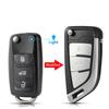 Pouzdro na klíče od auta pro Vw B5 Pro Volkswagen Beetle Caddy Passat Golf Jetta Polo Scirocco Tiguan Touran Skoda Seat Kryt