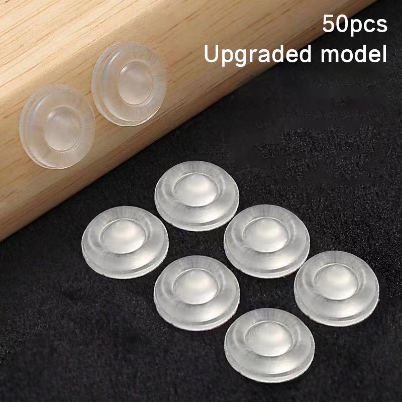 Transparent Silicone Collision-Proof Granular Wardrobe Door Anti-Collision Pad Mute Paste Buffer Anti-Sliding Anti-Glue Granules