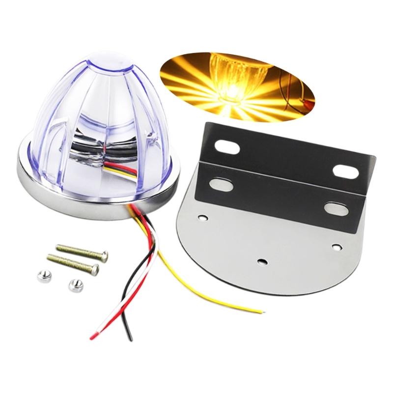31BC Energy Saving Double Color Trailers Truck Side Marker Lights With Sturdy ABS Housing And Universal Mounting Brackets