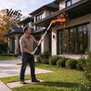Roof Eaves Debris Removal No-Climb Gutter Cleaning Tool, Ground-Level Cleaner with 45-Degree & 120-Degree Multi-Angle Head, Home Exterior Supplies