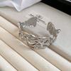 Exaggerated Bracelet Women's Fancy Light Luxury Minority Exquisite Golden Bracelet Arm Ring Summer Young Open Bracelet