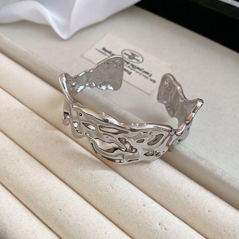 Exaggerated Bracelet Women's Fancy Light Luxury Minority Exquisite Golden Bracelet Arm Ring Summer Young Open Bracelet