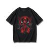 Summer Children's T-shirt with Comfortable and Breathable Fabric, Deadpool Pattern, Suitable for Theme Parks