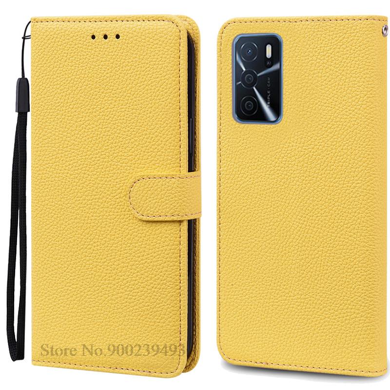 Pour OPPO A16 Étui Portefeuille à Rabat en Cuir Pour Oppo A16s Étui OppoA16 s CPH2269 CPH2271 Étui en Silicone Pour Oppo A16 A16s Housse